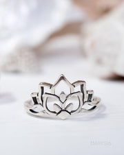 Mandala Ring~ Sterling Silver 925~ SMR058 - Maresia Jewelry