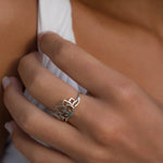 Mandala Ring~ Sterling Silver 925~ SMR058 - Maresia Jewelry