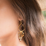 Maria Tear Drop Earrings ~Gold Plated or Silver Plated ~ SME016 - Maresia Jewelry