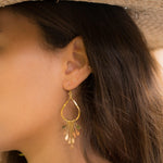 Maria Tear Drop Earrings ~Gold Plated or Silver Plated ~ SME016 - Maresia Jewelry