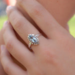 Blue Topaz Ring ~ Sterling Silver 925 ~MR093 - Maresia Jewelry
