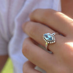 Blue Topaz Ring ~ Sterling Silver 925 ~MR093 - Maresia Jewelry