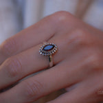 Garnet Ring ~ Sterling Silver 925 ~MR032 - Maresia Jewelry