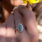 Moonstone Ring ~ Sterling Silver 925 ~MR016 - Maresia Jewelry