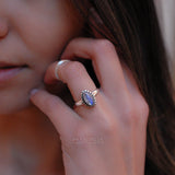 Moonstone Ring ~ Sterling Silver 925 ~MR016 - Maresia Jewelry