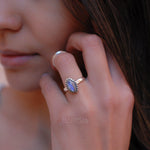 Moonstone Ring ~ Sterling Silver 925 ~MR016 - Maresia Jewelry