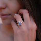 Moonstone Ring ~ Sterling Silver 925 ~MR016 - Maresia Jewelry