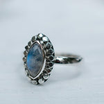Moonstone Ring ~ Sterling Silver 925 ~MR016 - Maresia Jewelry