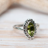 Peridot Ring ~ Sterling Silver 925 ~MR013 - Maresia Jewelry