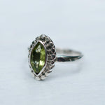 Peridot Ring ~ Sterling Silver 925 ~MR013 - Maresia Jewelry
