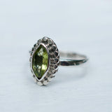 Peridot Ring ~ Sterling Silver 925 ~MR013 - Maresia Jewelry