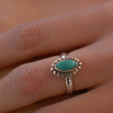 Turquoise Ring ~ Sterling Silver 925 ~MR135 - Maresia Jewelry