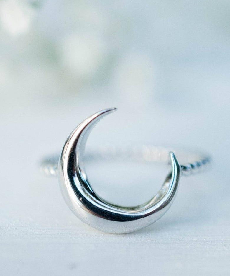 Mavricks Half Moon Ring~ Sterling Silver 925~ SMR019 - Maresia Jewelry