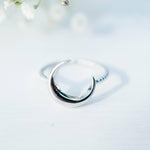 Mavricks Half Moon Ring~ Sterling Silver 925~ SMR019 - Maresia Jewelry