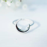 Mavricks Half Moon Ring~ Sterling Silver 925~ SMR019 - Maresia Jewelry