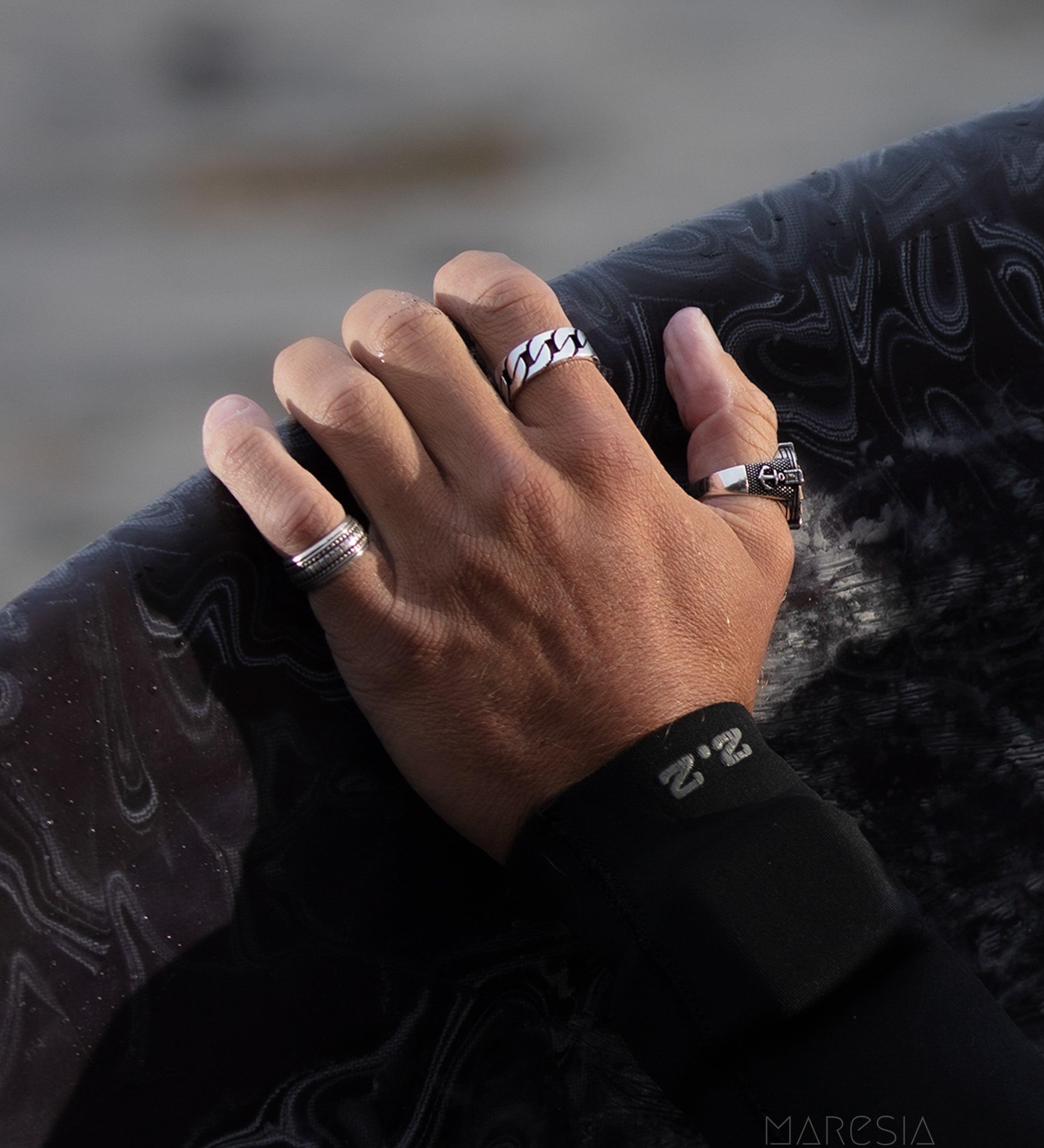 Men's Ring ~ Sterling Silver 925 ~ - Maresia Jewelry