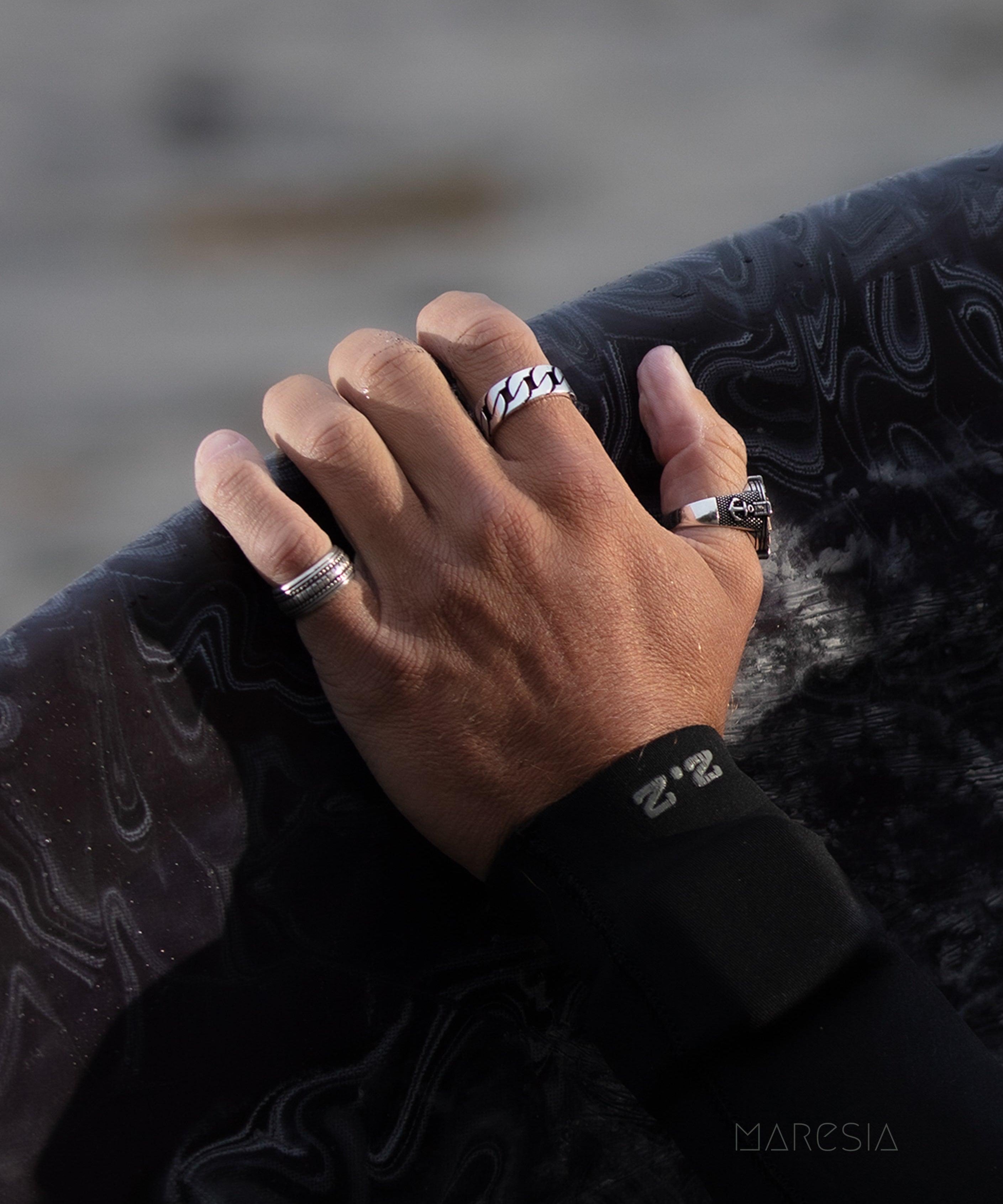 Men's Ring ~ Sterling Silver 925 ~ - Maresia Jewelry