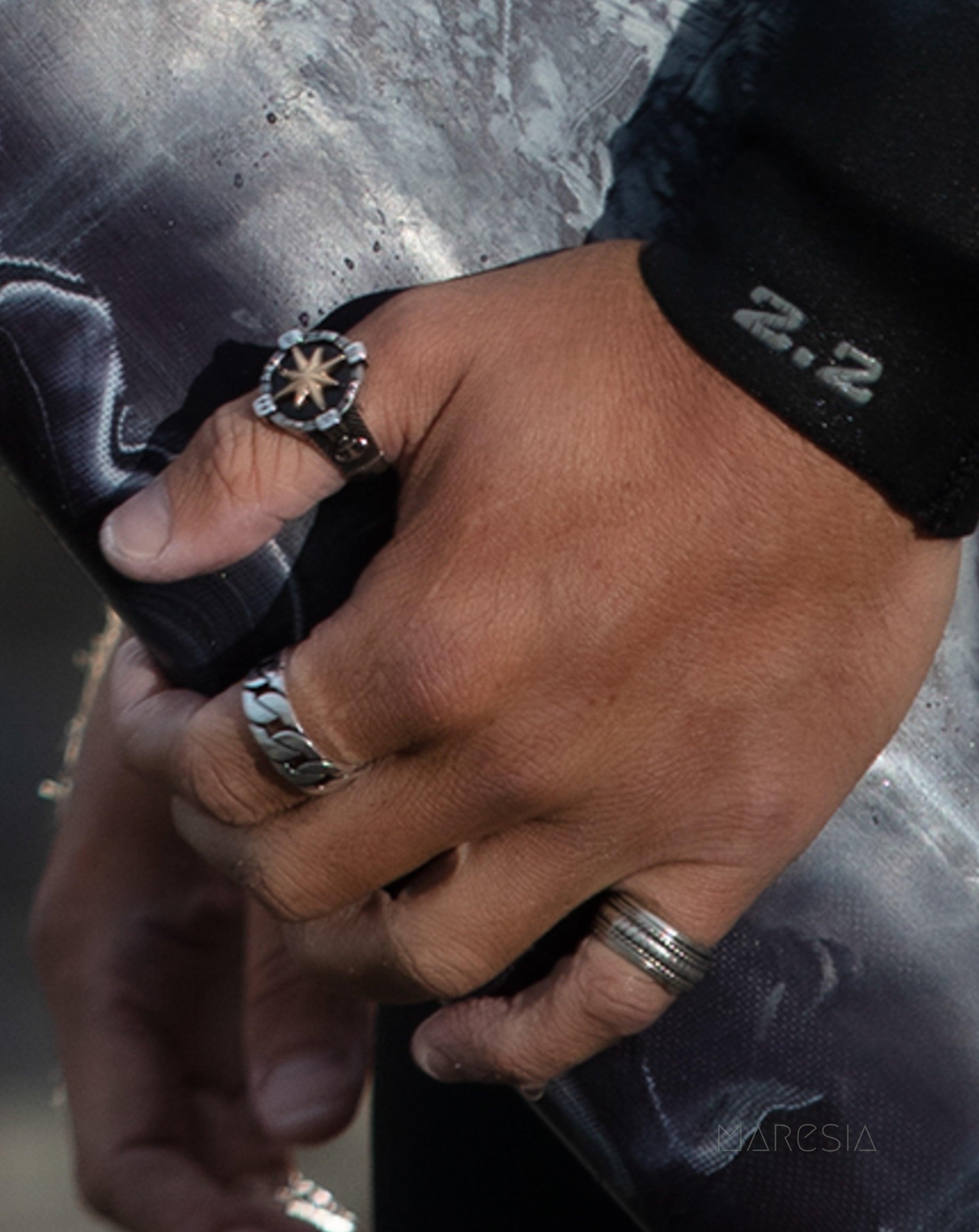 Men's Ring ~ Sterling Silver 925 ~ - Maresia Jewelry