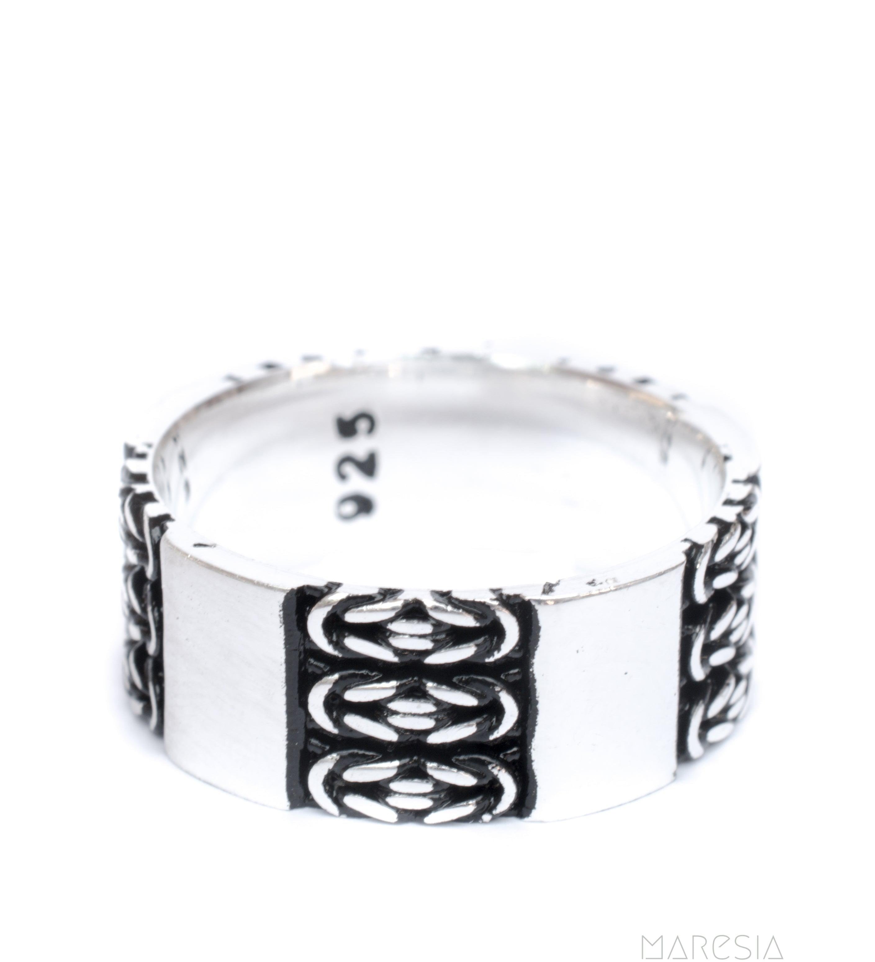 Men's Ring ~ Sterling Silver 925 ~ - Maresia Jewelry