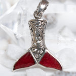 Mermaid Tail Pendant ~ Abalone or Coral ~ Sterling Silver 925 - Maresia Jewelry