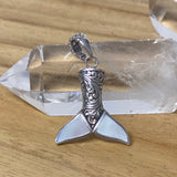 Mermaid Tail Pendant ~ Abalone or Coral ~ Sterling Silver 925 ~SMP006 - Maresia Jewelry