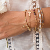 Moonstone Bracelet ~ Gold Filled or Sterling Silver 925 ~ MB018 - Maresia Jewelry