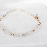 Moonstone Bracelet ~ Gold Filled or Sterling Silver 925 ~ MB018 - Maresia Jewelry