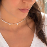 Moonstone Choker ~ Sterling Silver 925 or Gold Filled - Maresia Jewelry