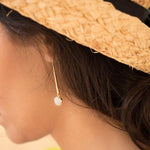 Moonstone Earrings ~ 18k Gold Plated~ME090 - Maresia Jewelry