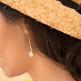 Moonstone Earrings ~ 18k Gold Plated~ME090 - Maresia Jewelry