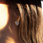 Moonstone Earrings ~ Gold Vermeil  ~ ME116 - Maresia Jewelry