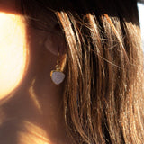 Moonstone Earrings ~ Gold Vermeil  ~ ME116 - Maresia Jewelry