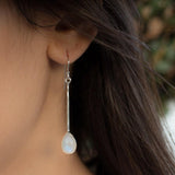 Moonstone Earrings ~ Sterling Silver 925  ~ ME134 - Maresia Jewelry