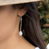 Moonstone Earrings ~ Sterling Silver 925  ~ ME134 - Maresia Jewelry