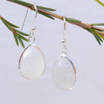 Moonstone Earrings ~ Sterling Silver 925 ~ ME142 - Maresia Jewelry