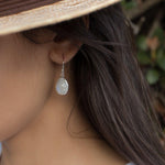 Moonstone Earrings ~ Sterling Silver 925 ~ ME142 - Maresia Jewelry