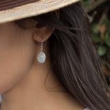 Moonstone Earrings ~ Sterling Silver 925 ~ ME142 - Maresia Jewelry