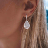 Moonstone Earrings ~ Sterling Silver 925 ~ ME195 - Maresia Jewelry