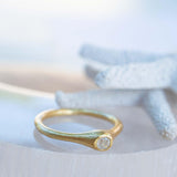 Moonstone Gold Ring ~ Delicate ~ 18k Gold Plated ~ Handmade ~ Gemstone~Statement ~Everyday~ Hippie~Bohemian~June Birthstone~Stackable MR332