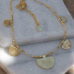Moonstone Necklace ~ Gold Plated 18k ~Jewelry ~ Gift For Her ~ Minimalist~ Handmade~ Thin Chain~ Delicate ~Layered ~ MN138