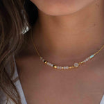 Moonstone Necklace ~ Gold Plated 18k ~Jewelry ~ Gift For Her ~ Minimalist~ Handmade~ Thin Chain~ Delicate ~Layered ~ MN141