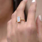 Moonstone Ring ~ 18k Gold Plated ~ MR023 - Maresia Jewelry