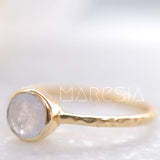 Moonstone Ring ~ 18k Gold Plated ~MR101A - Maresia Jewelry