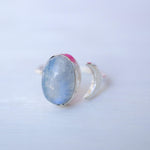 Moonstone Ring ~ Sterling Silver 925 ~MR003 - Maresia Jewelry