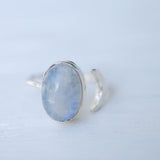 Moonstone Ring ~ Sterling Silver 925 ~MR003 - Maresia Jewelry