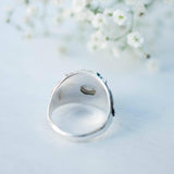 Moonstone Ring ~ Sterling Silver 925 ~MR104A - Maresia Jewelry