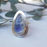 Moonstone Ring ~ Sterling Silver 925 ~ MR075 - Maresia Jewelry