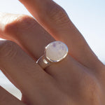 Moonstone Ring ~ Sterling Silver 925 ~MR156 - Maresia Jewelry