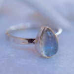 Moonstone Ring ~Sterling Silver 925 ~ MR206 - Maresia Jewelry