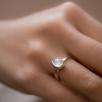 Moonstone Ring ~Sterling Silver 925 ~ MR206 - Maresia Jewelry